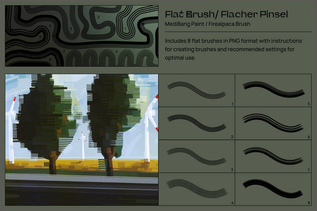 Flat Brush for (MediBang and Firealpaca) by 3f5d5d on DeviantArt