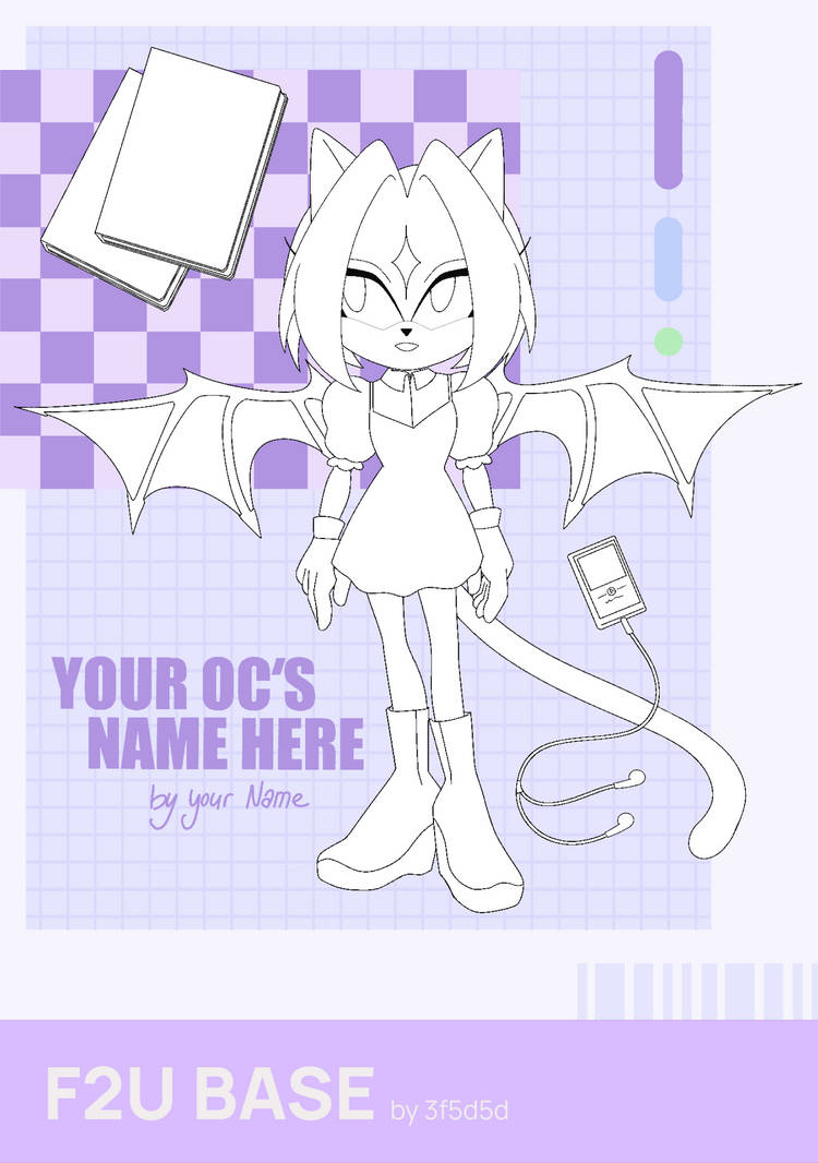 F2U Furry OC Base Template by 3f5d5d on DeviantArt