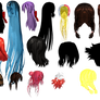 MMD Combined Hair Pack