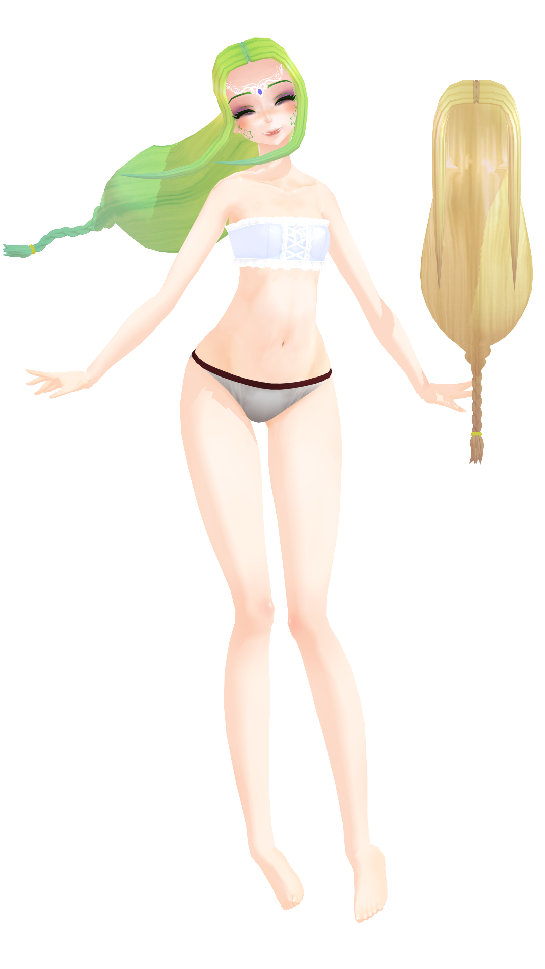 MMD Zelda Style Hair DL