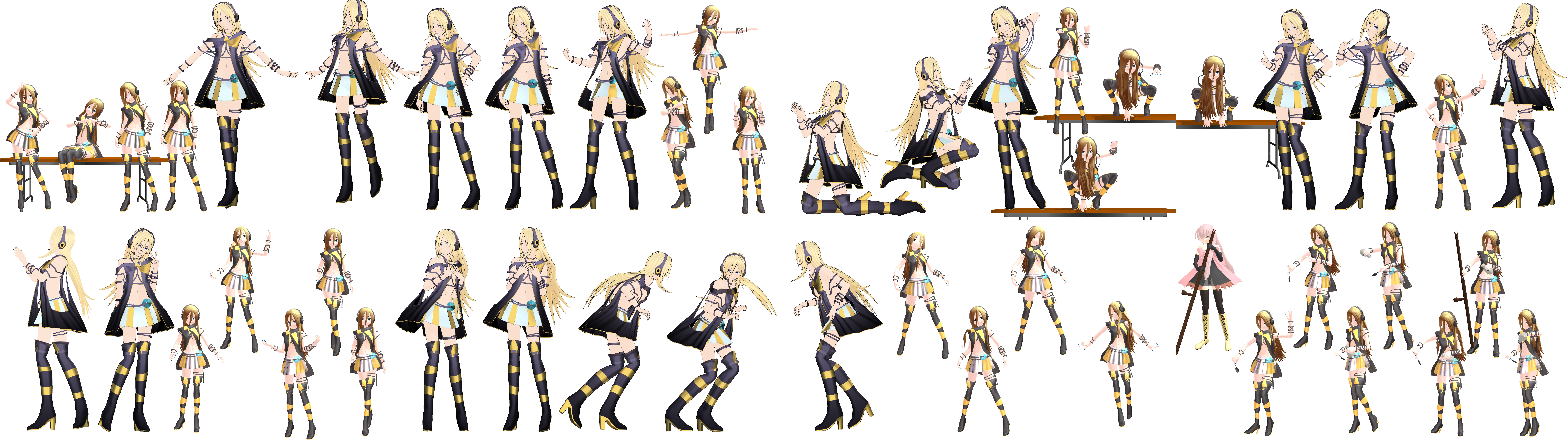 MMD General Poses Pack 1 DL