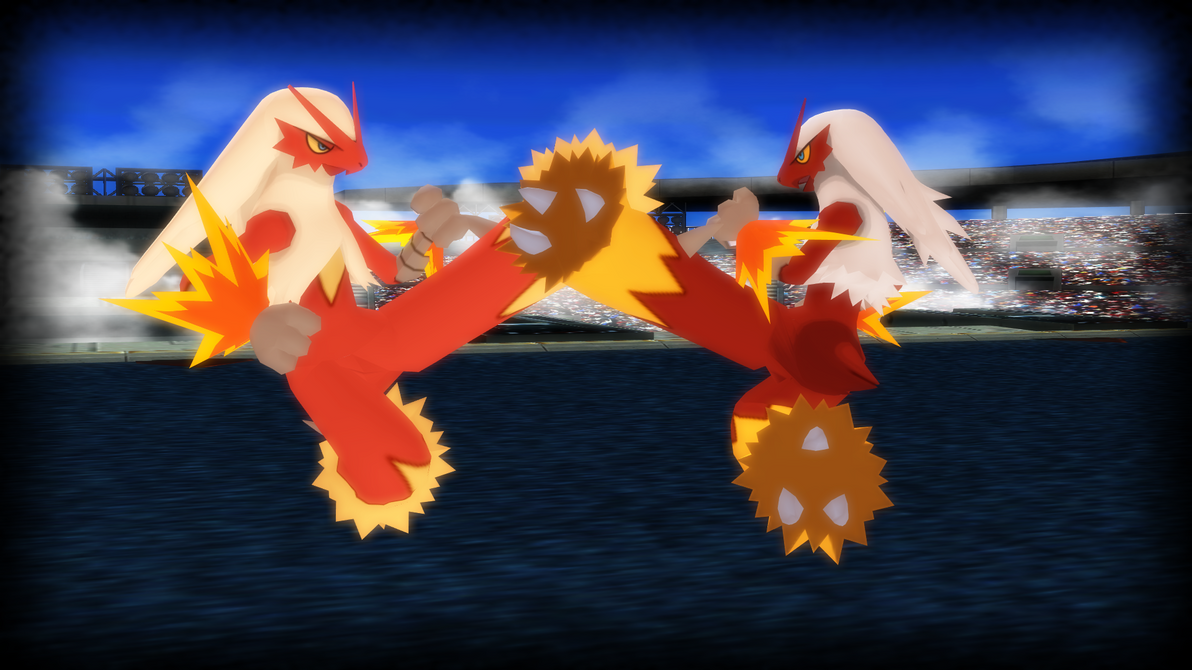 MMD PK Blaziken DL by CelestCSilvari on DeviantArt