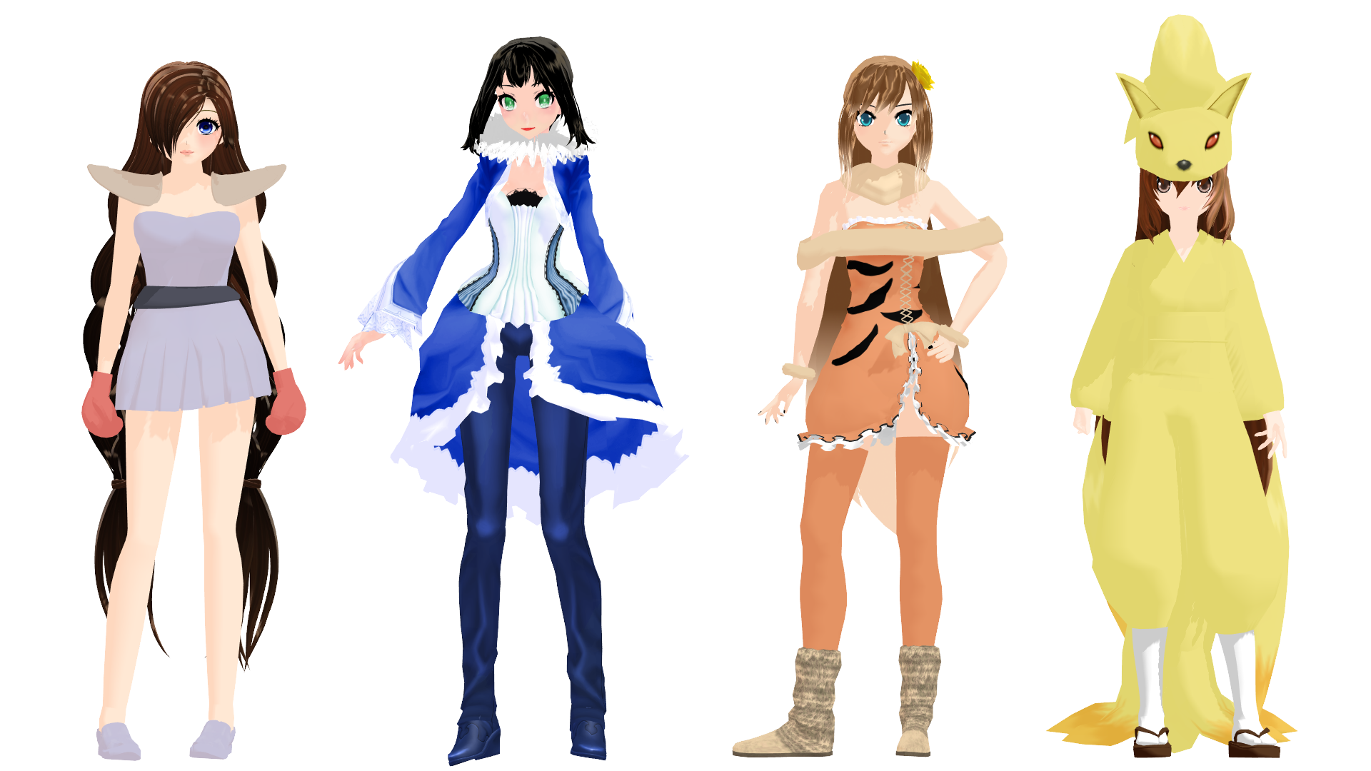 MMD PK Halloween Models DL by CelestCSilvari on DeviantArt
