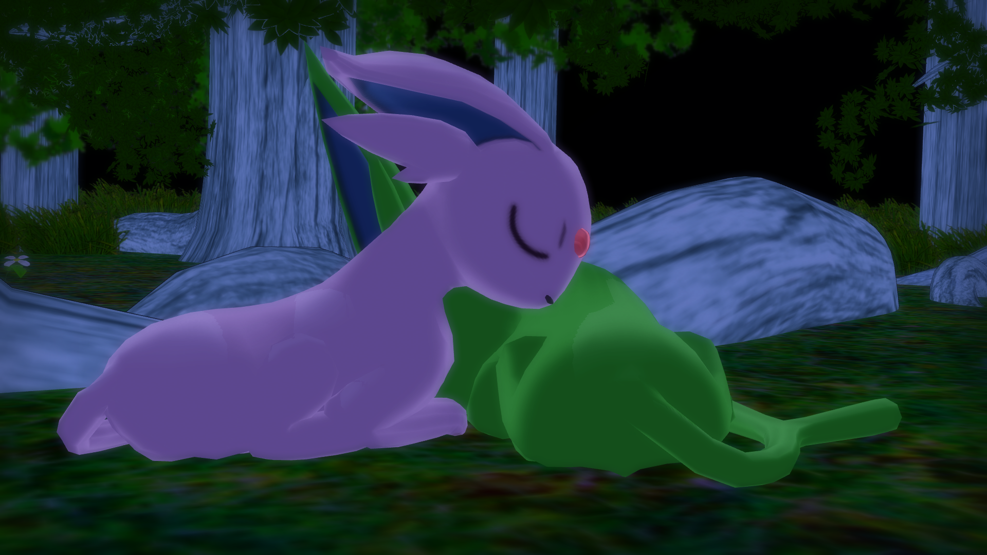 MMD PK Espeon Update DL by CelestCSilvari on DeviantArt