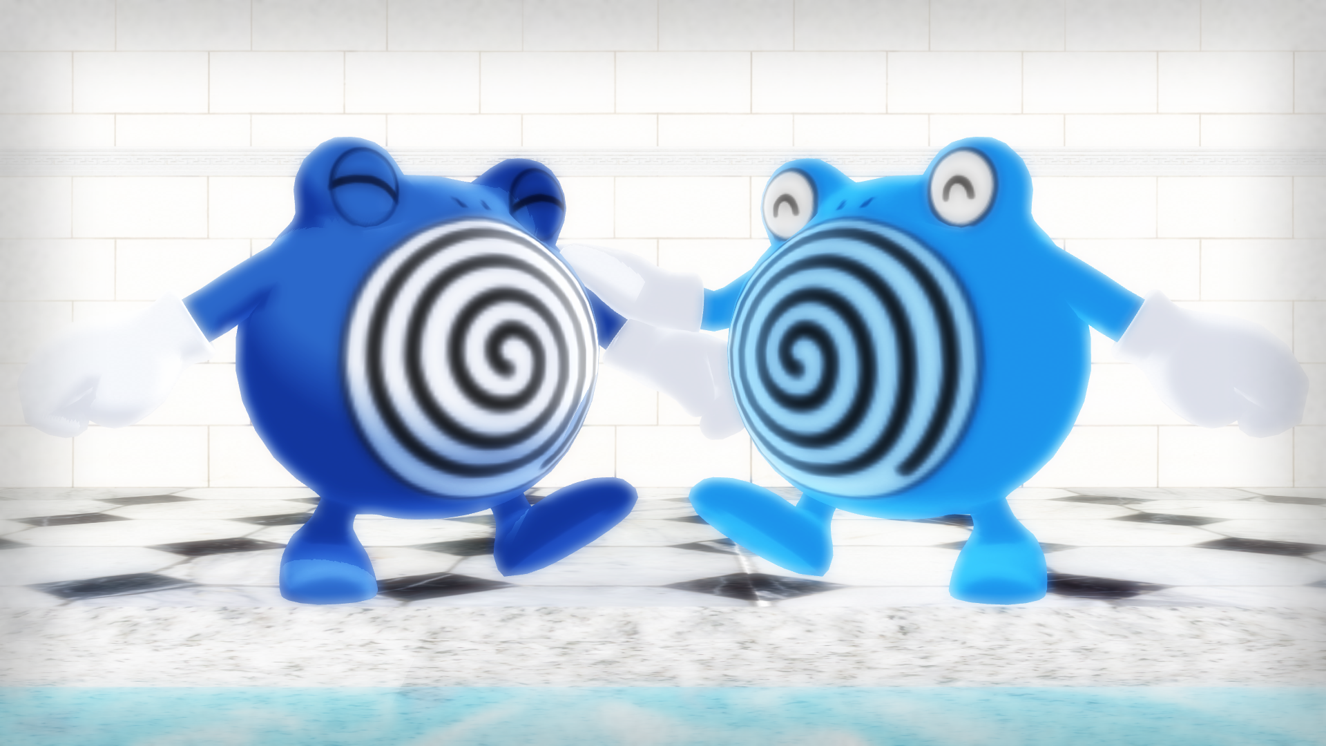 MMD PK Poliwhirl DL by CelestCSilvari on DeviantArt