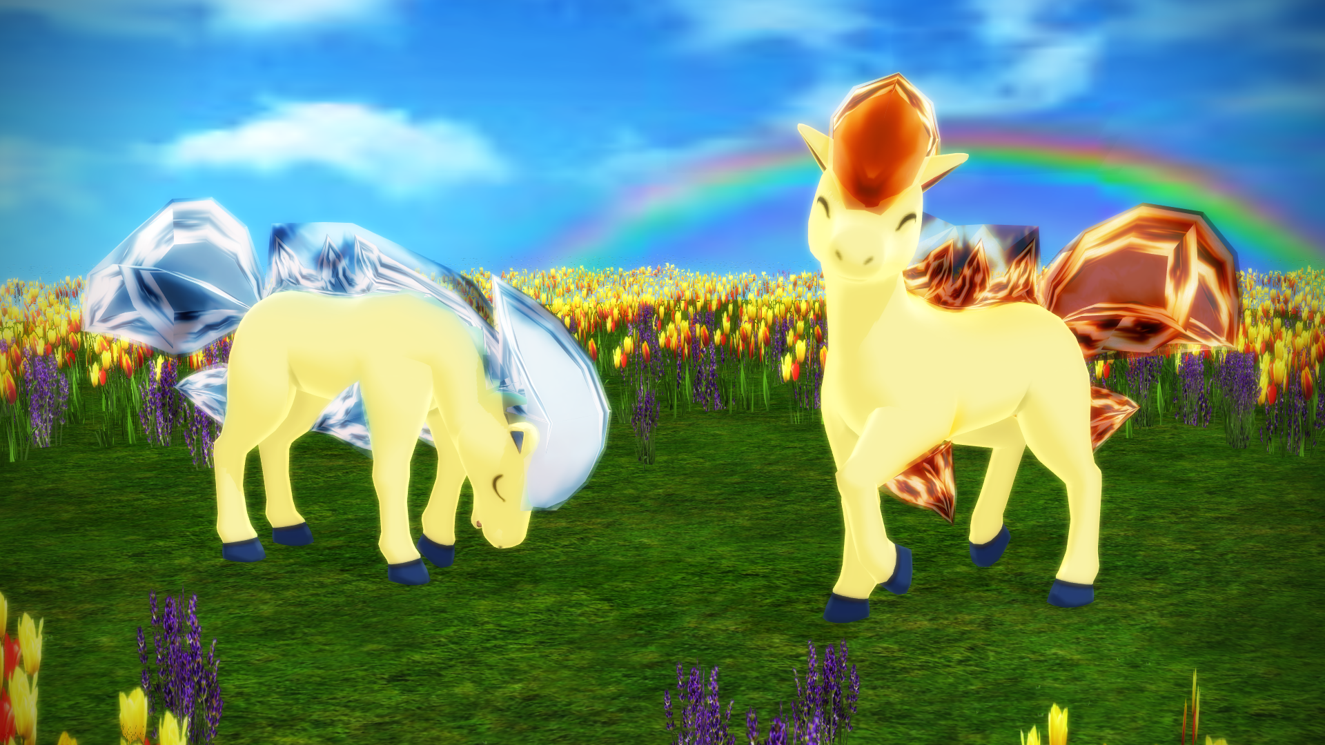 MMD Pk Ponyta DL by CelestCSilvari on DeviantArt