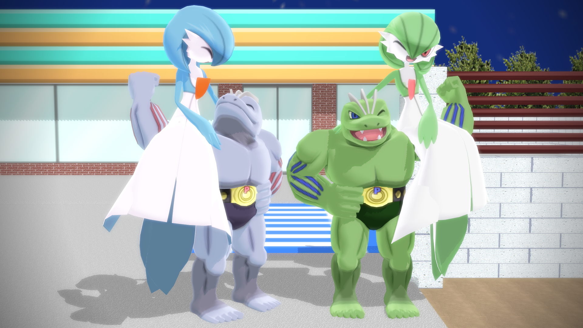 MMD PK Machoke DL by CelestCSilvari on DeviantArt