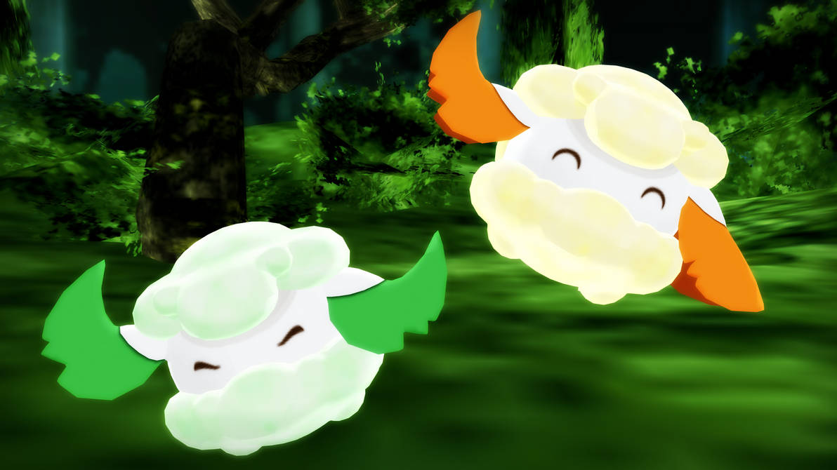 MMD PK Cottonee DL by CelestCSilvari on DeviantArt
