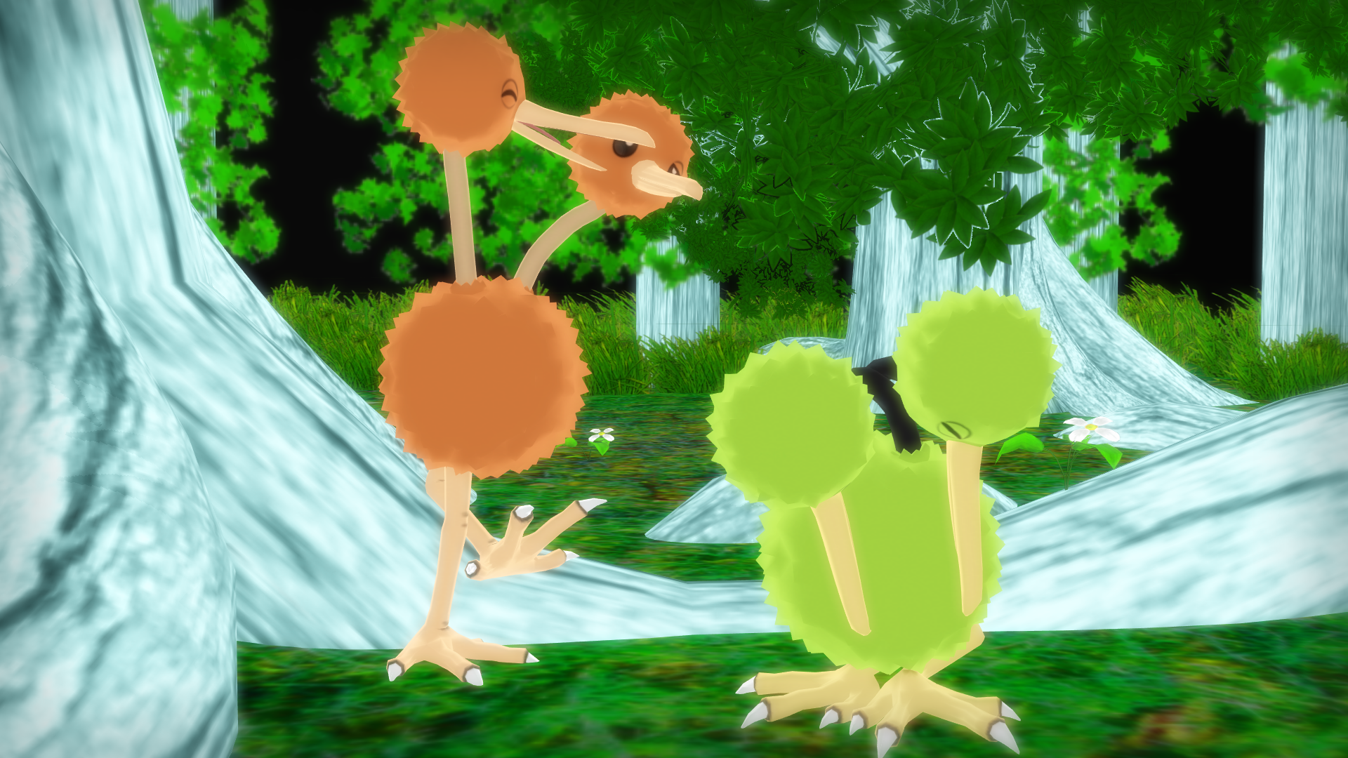 MMD PK Doduo DL by CelestCSilvari on DeviantArt