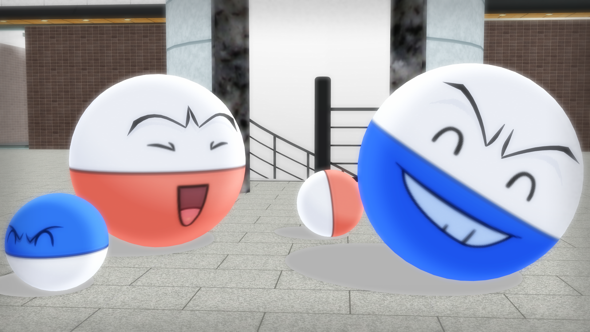 MMD PK Voltorb and Electrode DL by CelestCSilvari on DeviantArt