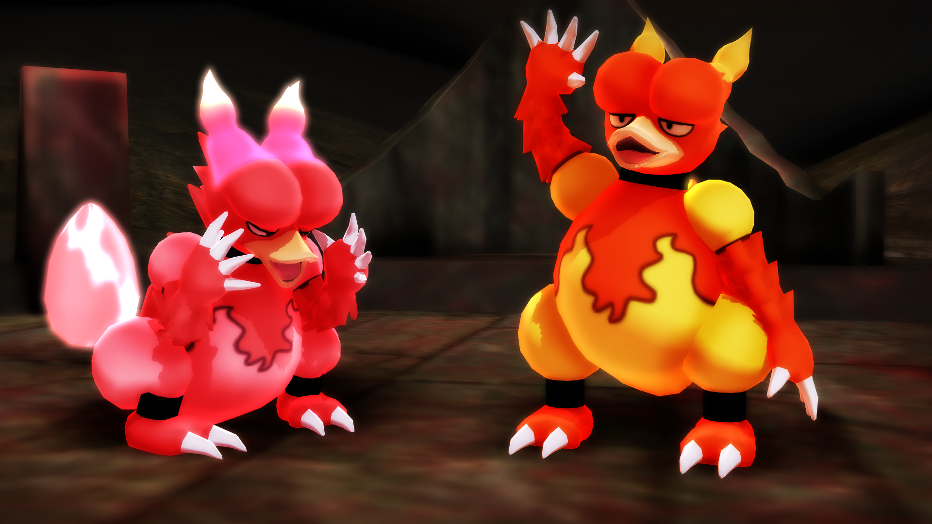 MMD PK Magmar DL by CelestCSilvari on DeviantArt