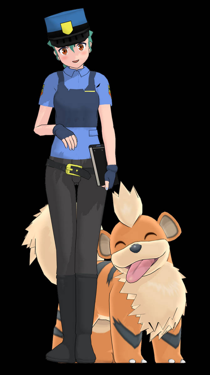 MMD Alolan Officer Jenny DL by CelestCSilvari on DeviantArt