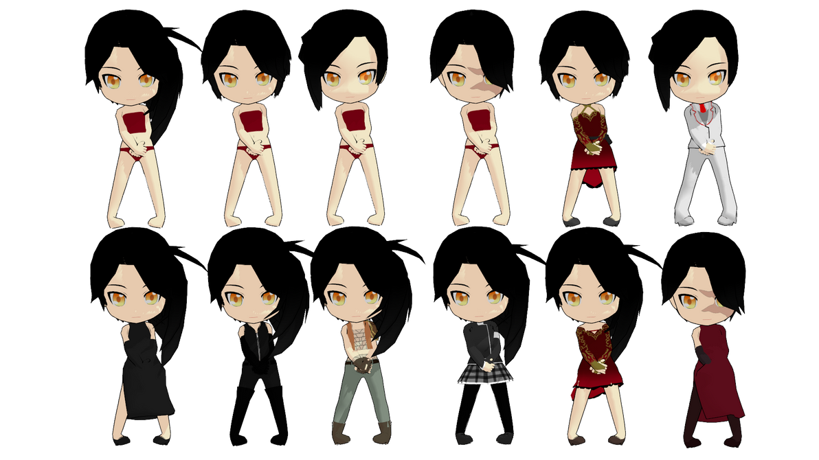 MMD RWBY Chibi Cinder Fall DL by CelestCSilvari on DeviantArt