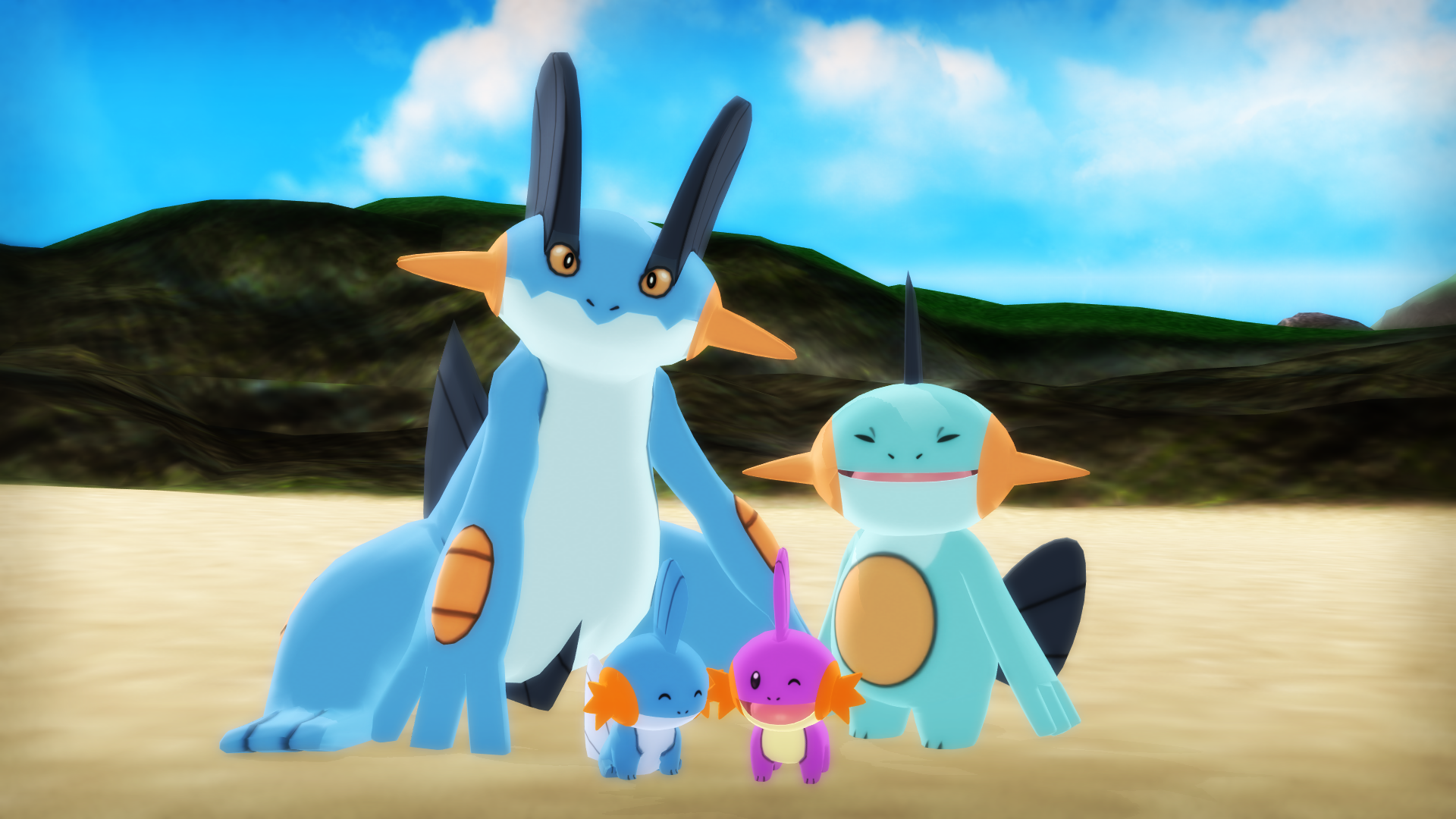 MMD PK 3rd Gen Water Starter DL by CelestCSilvari on DeviantArt