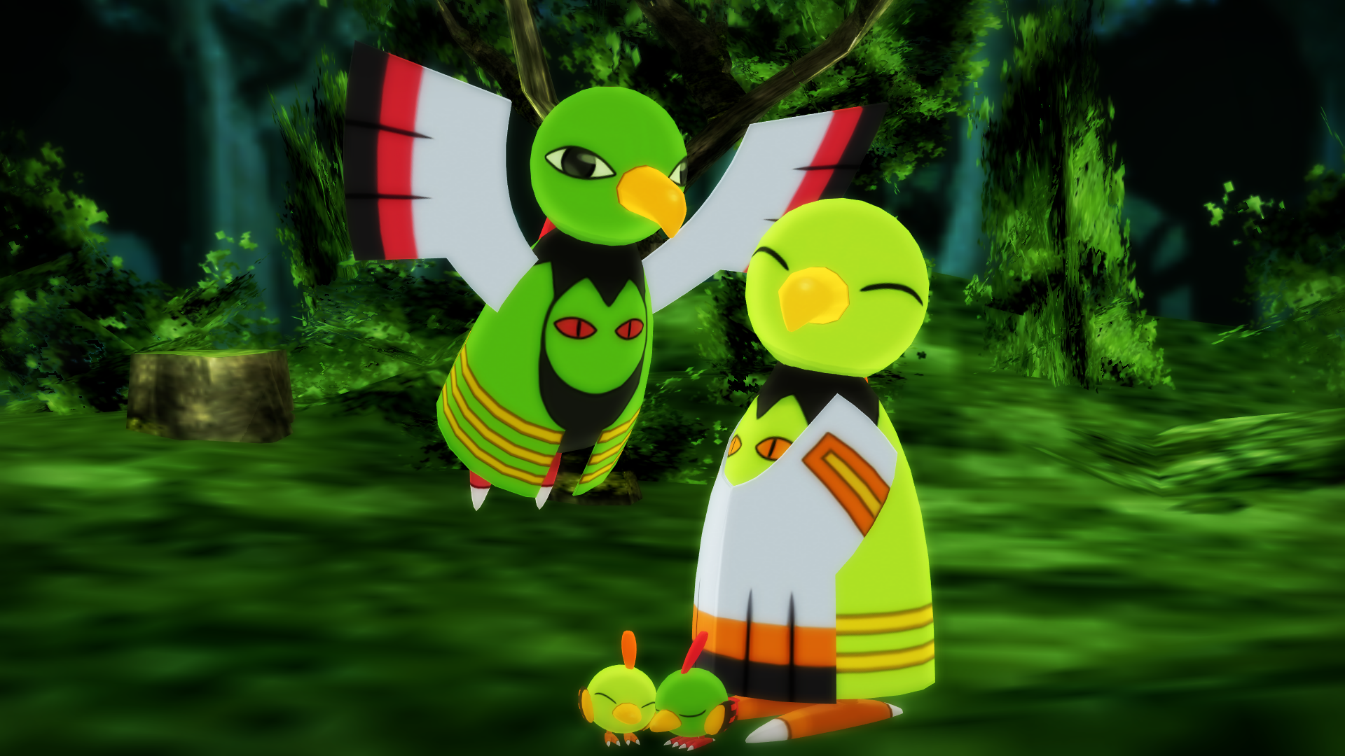 MMD PK Natu and Xatu DL by CelestCSilvari on DeviantArt
