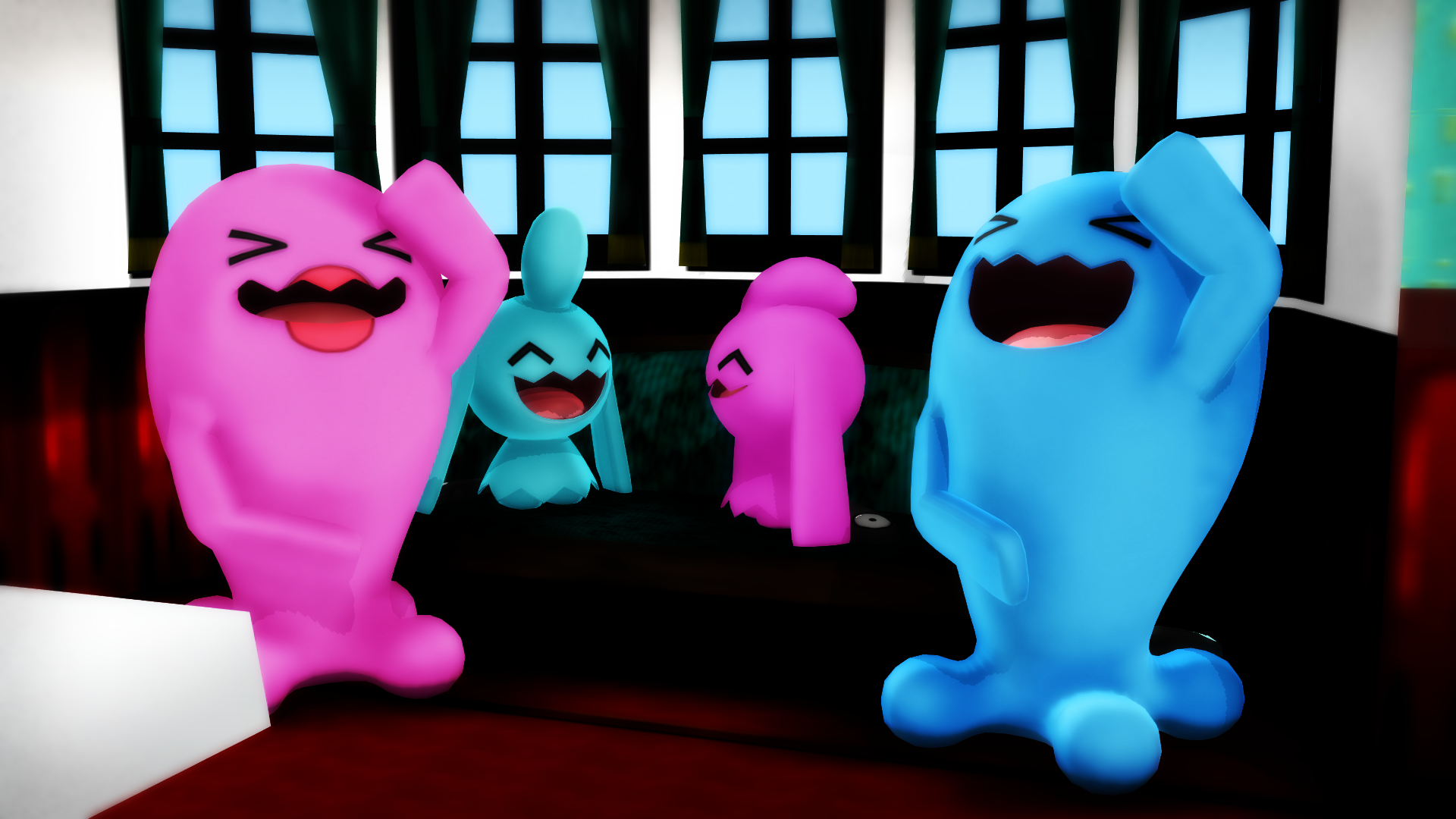 MMD PK Wynaut Line DL by CelestCSilvari on DeviantArt