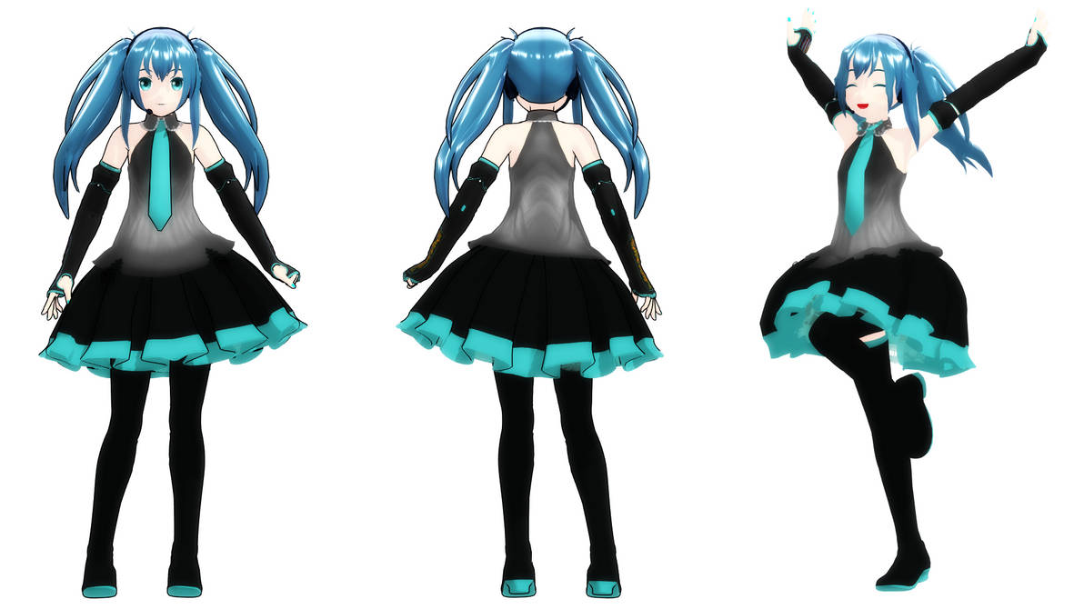 MMD MOTME Cutezy Hatsune Miku by CelestCSilvari on DeviantArt