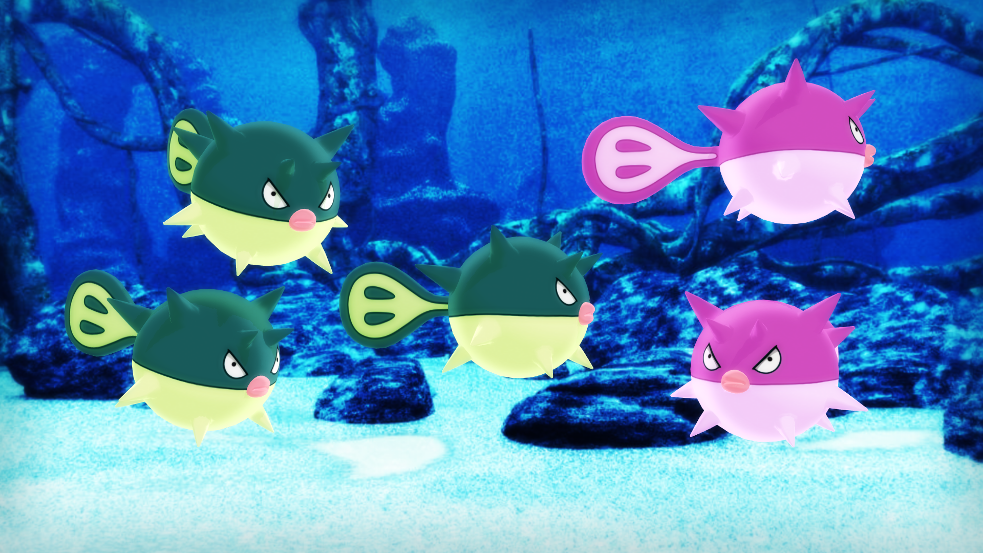 MMD PK Qwilfish DL by CelestCSilvari on DeviantArt