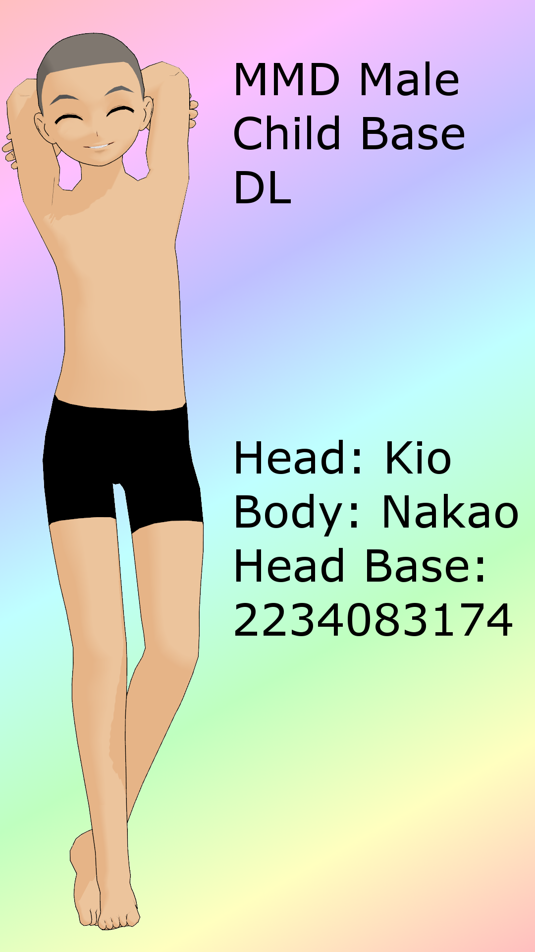 MMD Male Child Base DL