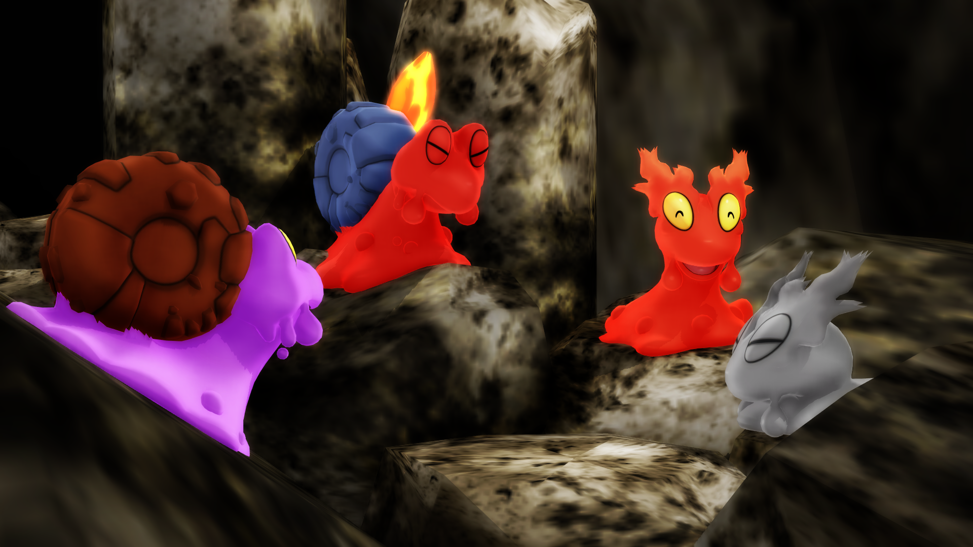 MMD PK Slugma Line DL by CelestCSilvari on DeviantArt