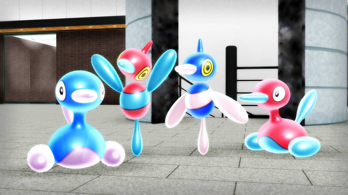 MMD PK Porygon2 and Porygon-Z DL by CelestCSilvari on DeviantArt
