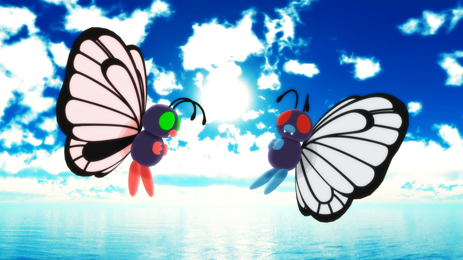 MMD PK Butterfree DL by CelestCSilvari on DeviantArt