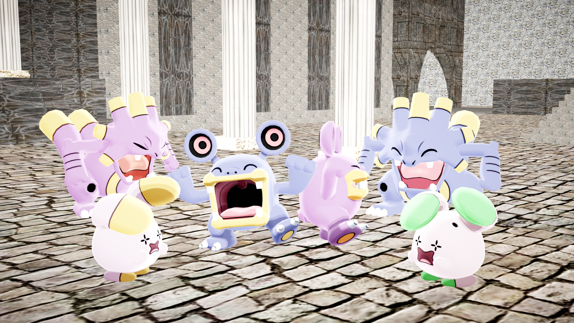 MMD PK Whismur Line DL by CelestCSilvari on DeviantArt
