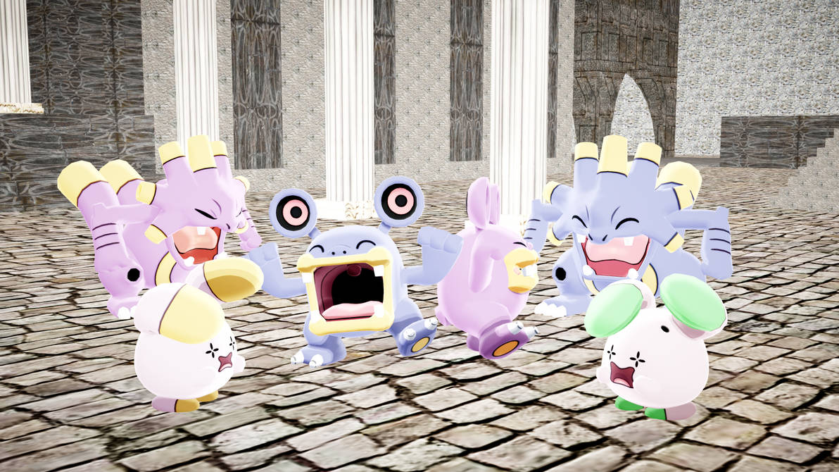 MMD PK Whismur Line DL by CelestCSilvari on DeviantArt