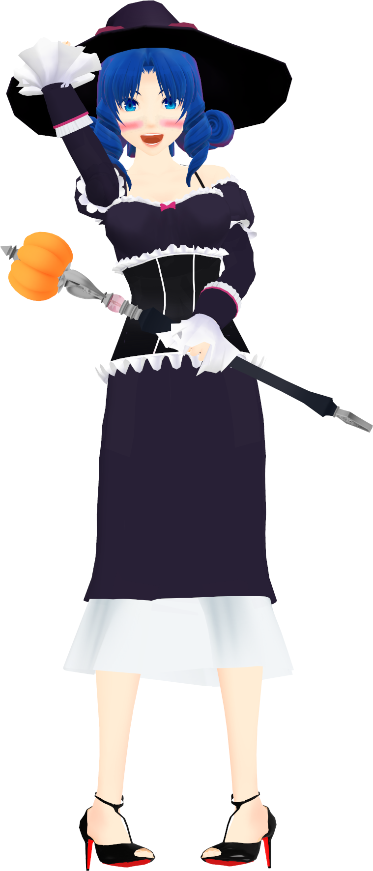 MMD Halloween Model DL-Marisa- by CelestCSilvari on DeviantArt