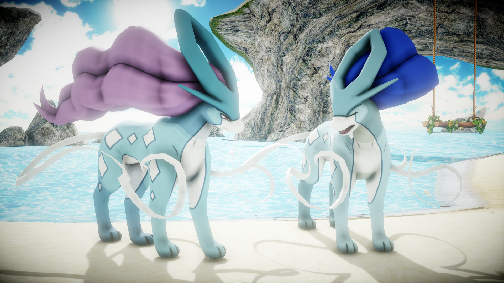 MMD PK Suicune Update DL by CelestCSilvari on DeviantArt