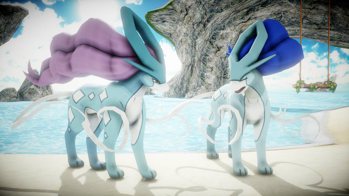 MMD PK Suicune Update DL by CelestCSilvari on DeviantArt