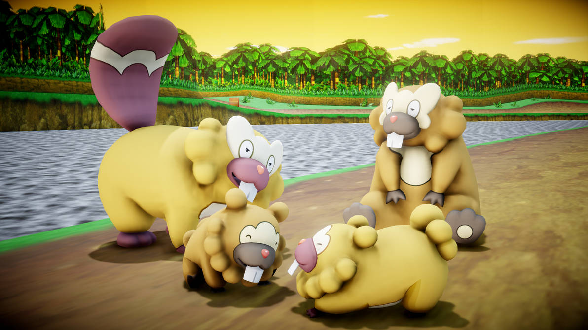MMD PK Bidoof Line DL by CelestCSilvari on DeviantArt