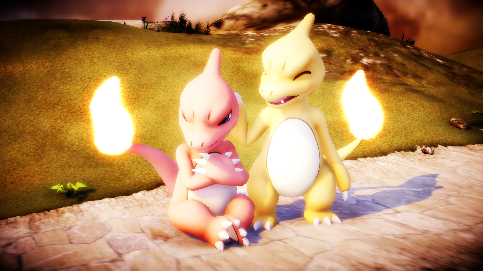 MMD PK Charmeleon DL by CelestCSilvari on DeviantArt
