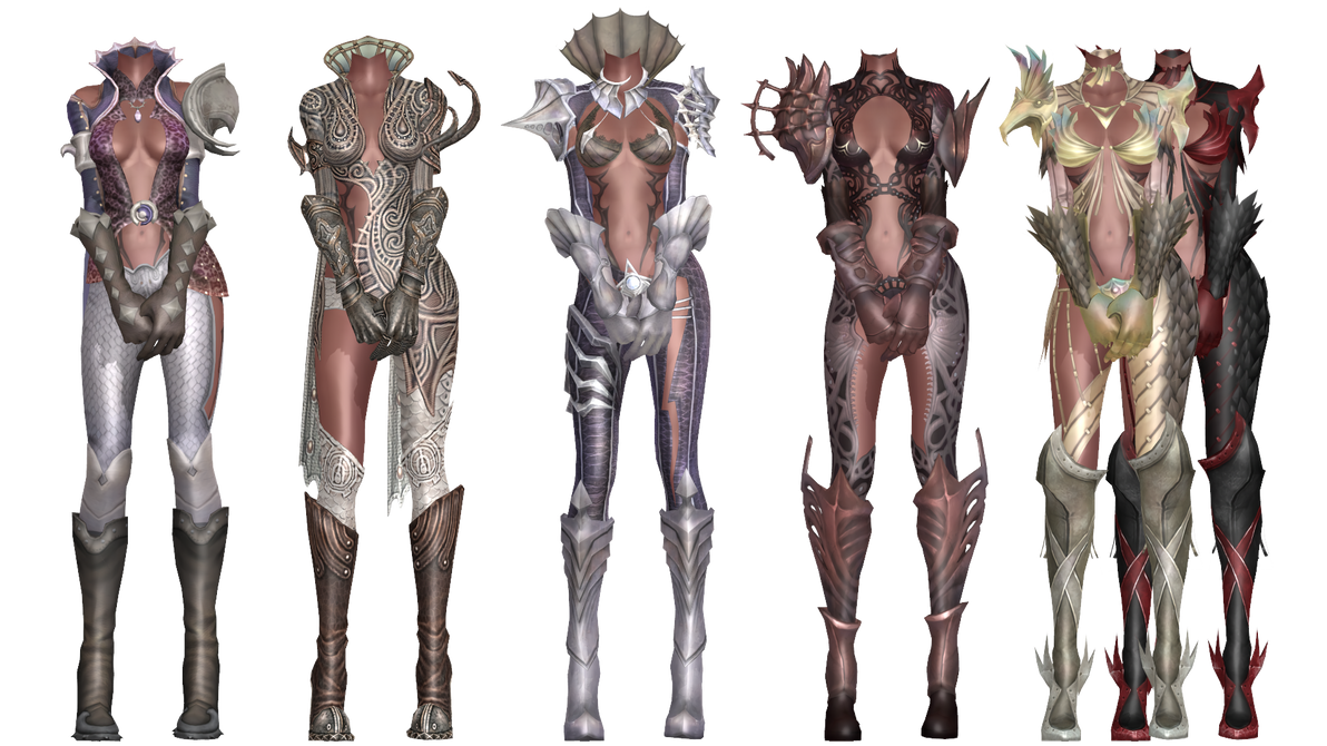 MMD TERA Online Castanic Light/Leather Armor P3 DL by CelestCSilvari on