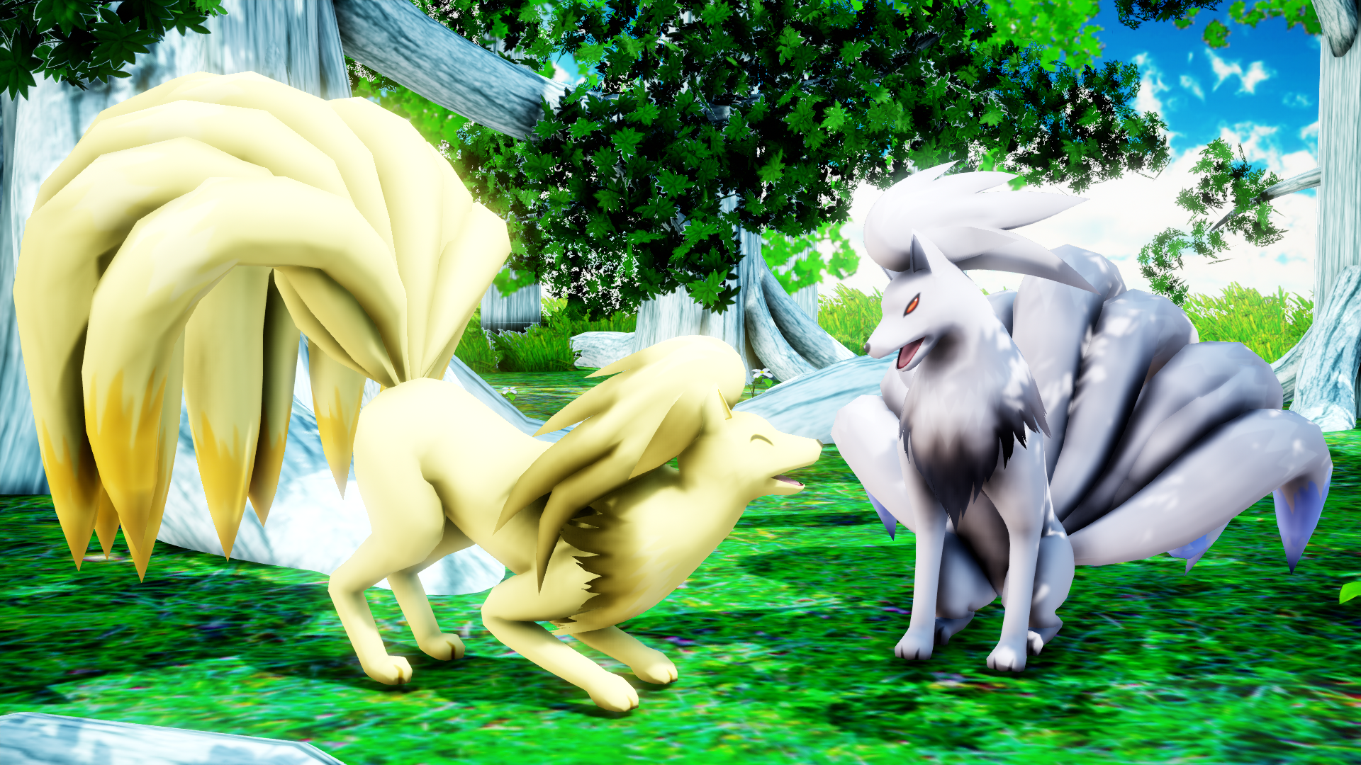 MMD PK Ninetales Update DL by CelestCSilvari on DeviantArt