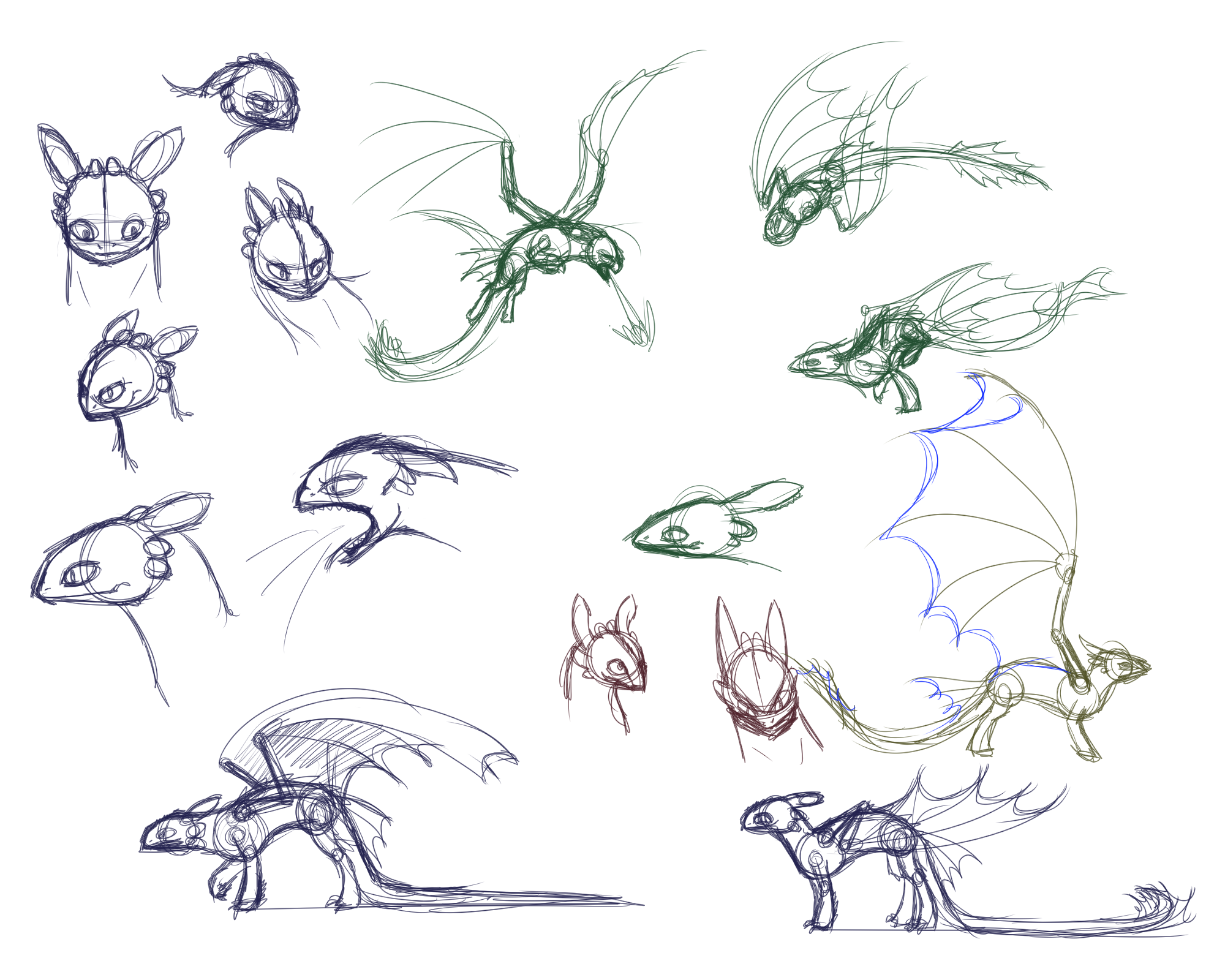 Nightfury Sketches