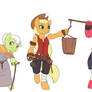 Rebellion AU- Applejack, Big Mac, Granny Smith