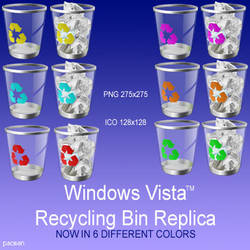 Vista Bins in color