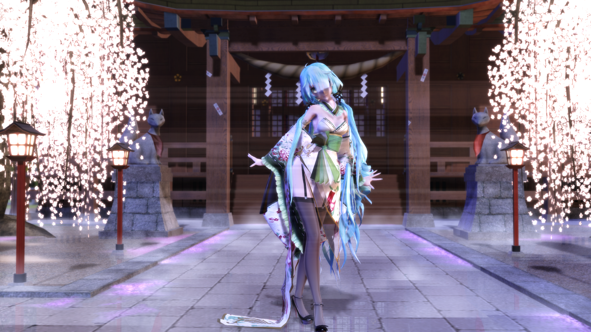 TDA Miku Kimono (268 watchers gift) DOWN