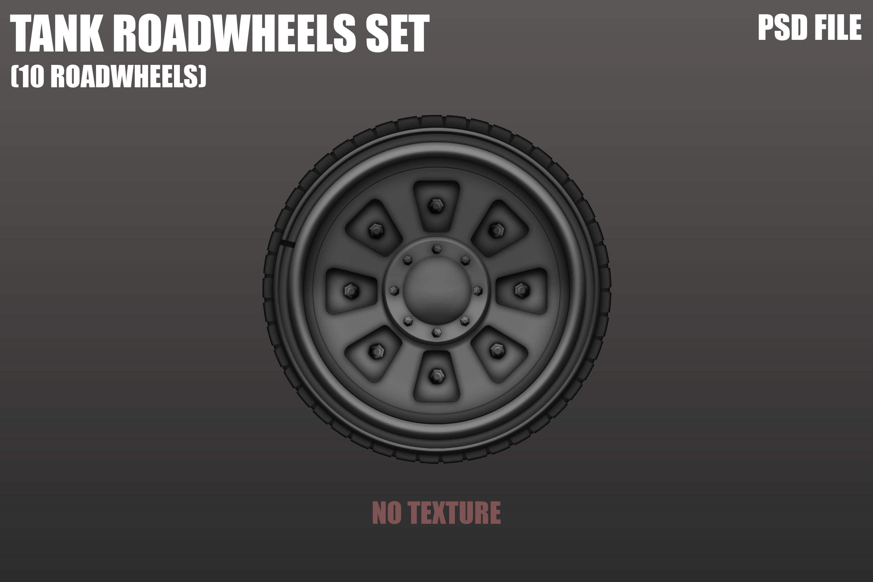 Tank Roadwheels Set PSD by KevinTinierme on DeviantArt