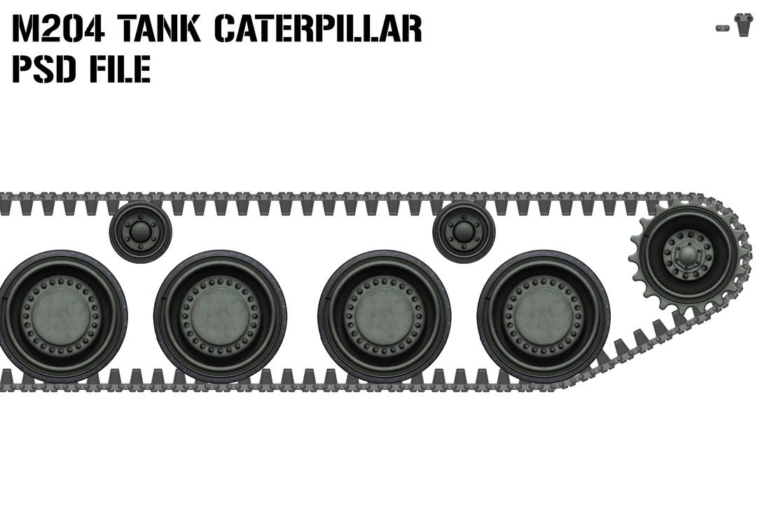 M204 Tank Caterpillar PSD by KevinTinierme on DeviantArt
