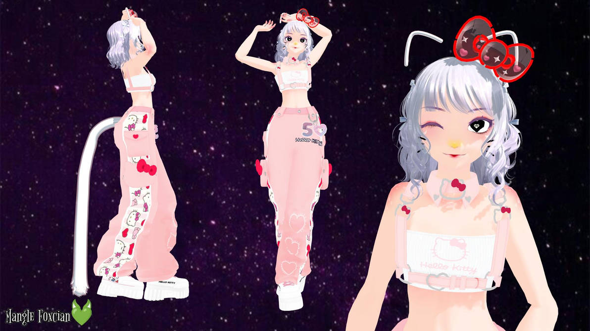 TDA MMD Kitty White DL by Mangle-Foxcian on DeviantArt