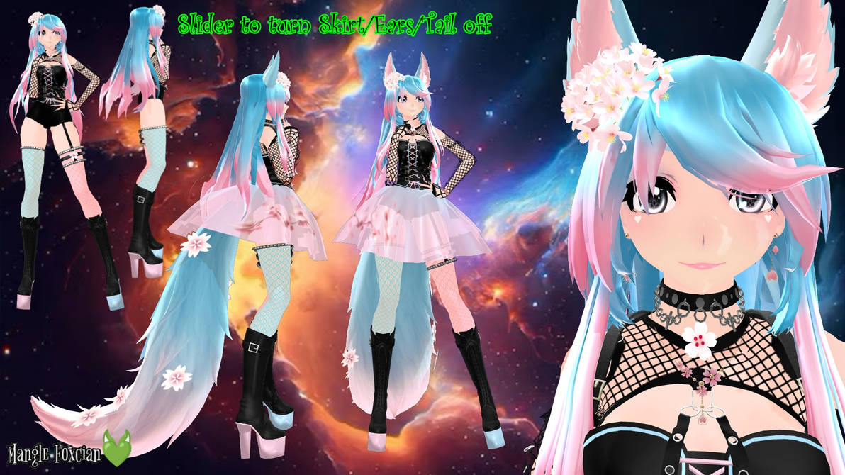 TDA MMD Silvervale DL by Mangle-Foxcian on DeviantArt