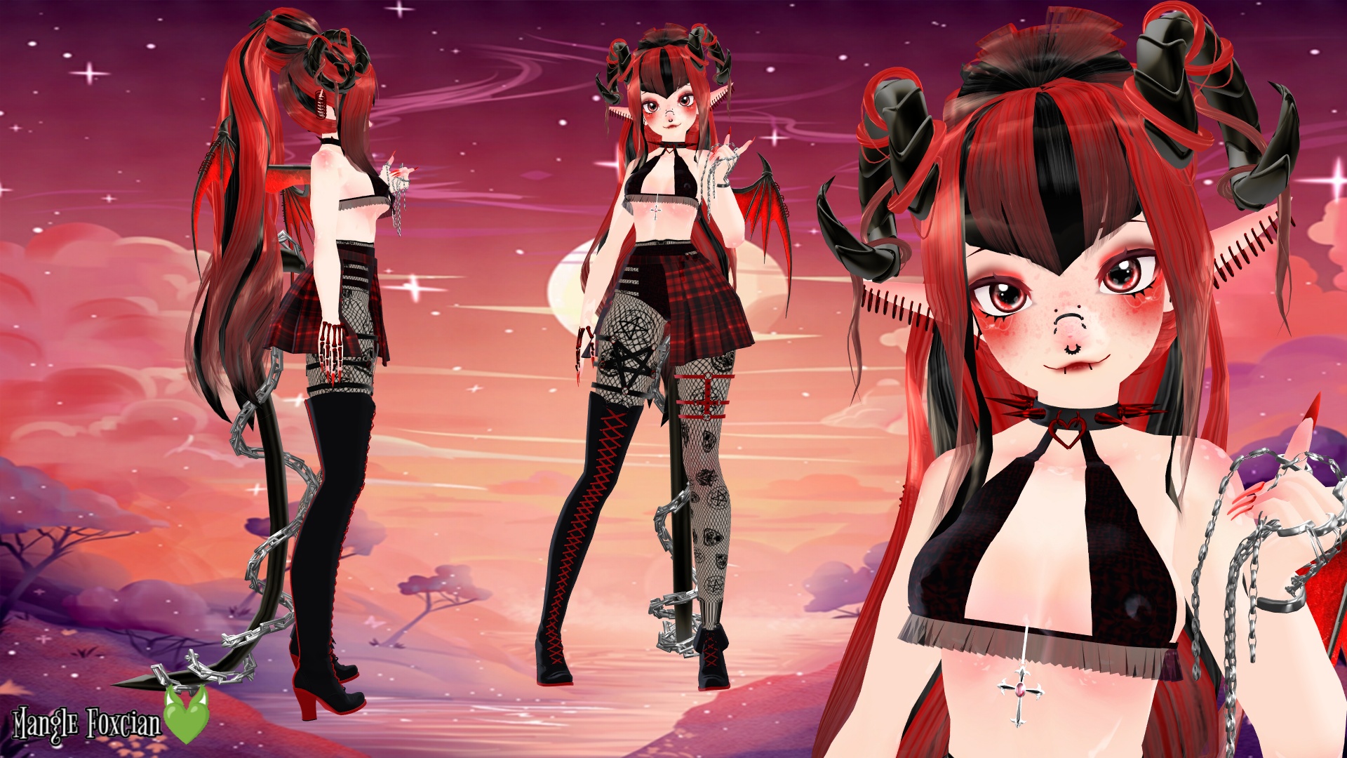 TDA MMD Satan DL by Mangle-Foxcian on DeviantArt