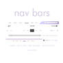NAVIGATION BARS PSD AND PNG BY PORCELAIN