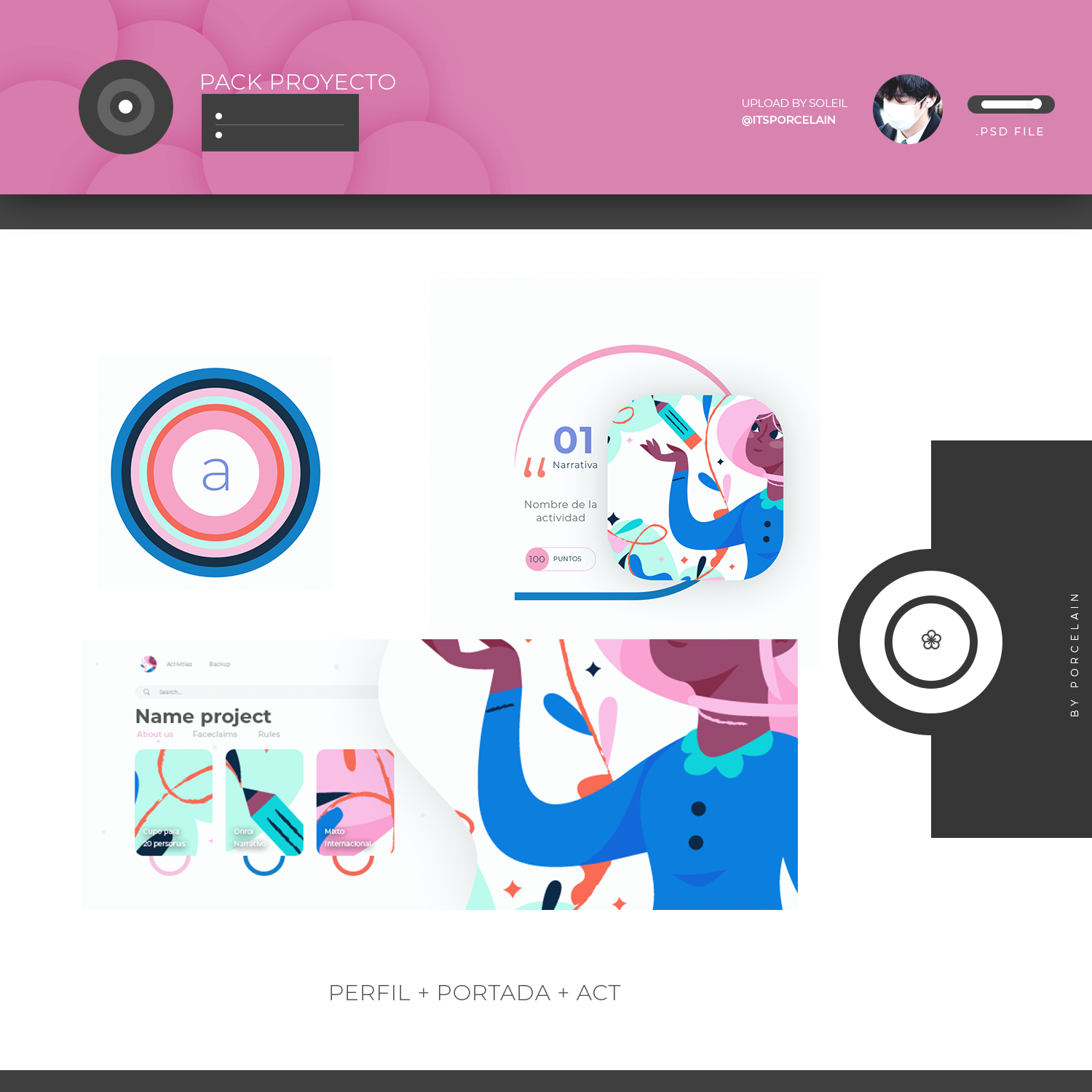 PROYECTO PACK TEMPLATES 01 BY PORCELAIN by thatporcelain on DeviantArt