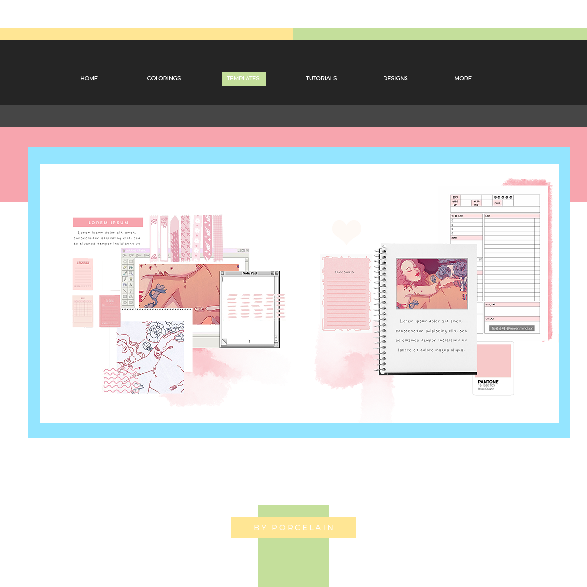 Download Journal Twitter Template Psd 07 By Thatporcelain On Deviantart PSD Mockup Templates