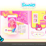 SANRIO MY MELODY TEMPLATE PSD BY ITSPORCELAIN