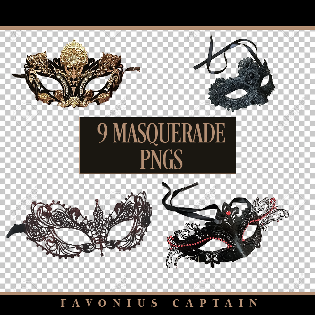 masquerade masks png pack by favonius-captain on DeviantArt