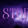 storm - text style